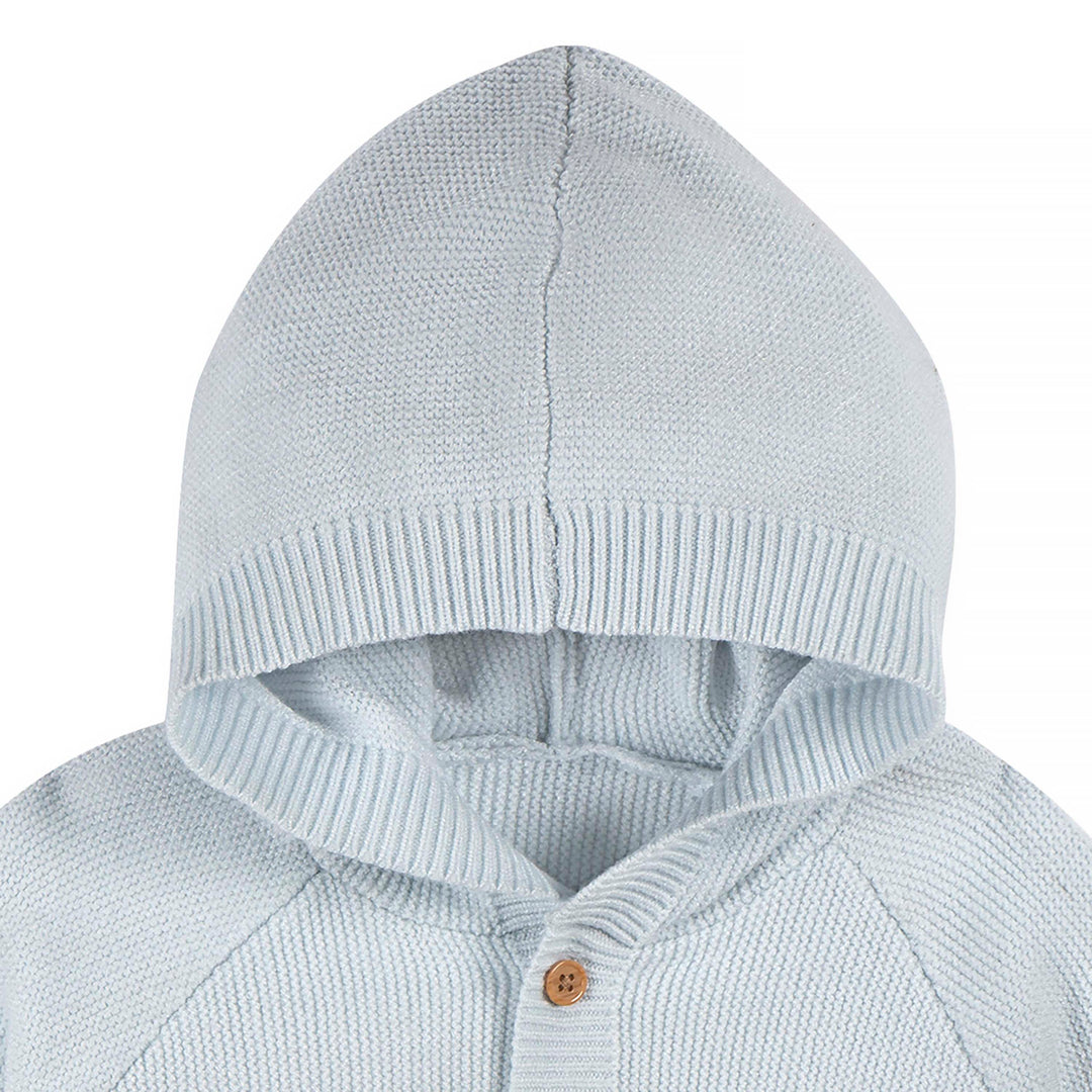 Just Born by Gerber Baby Boy 2-Piece Sweater Knit Set - BLUE