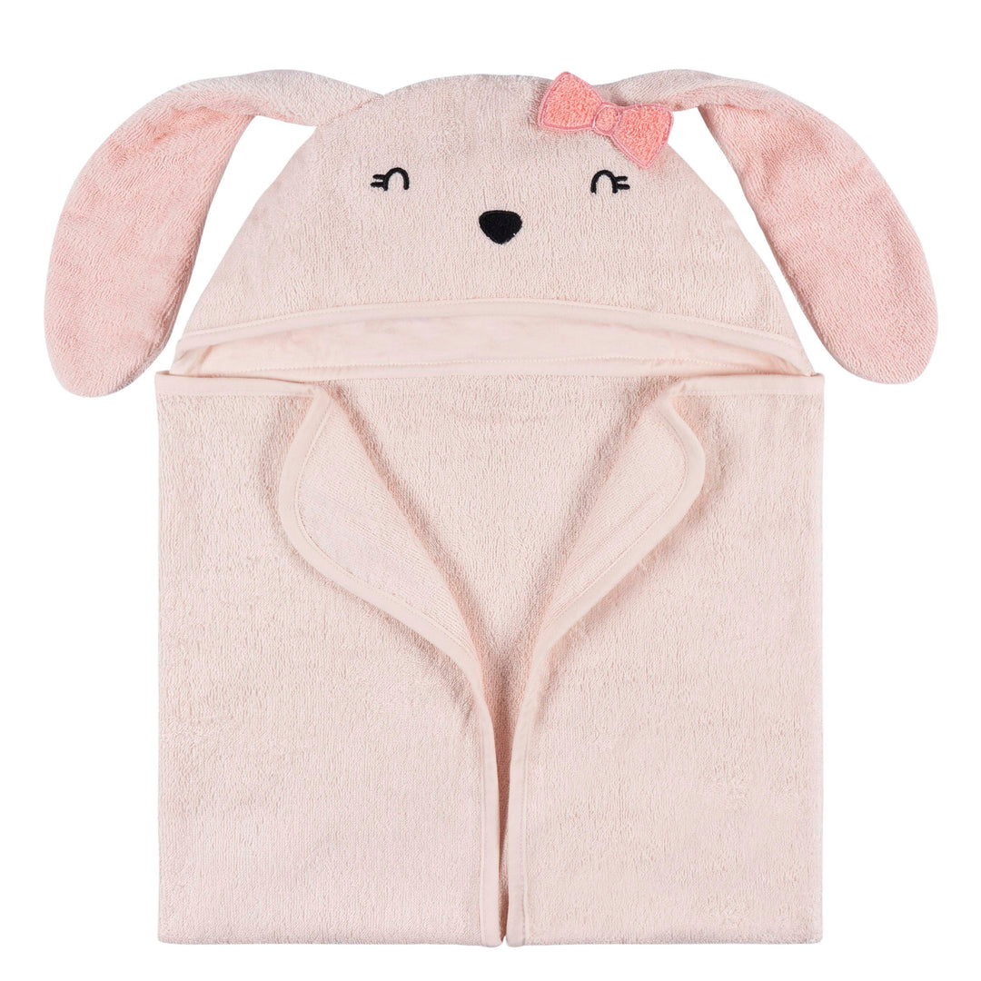 4pc Bath Set - Pink Bunny