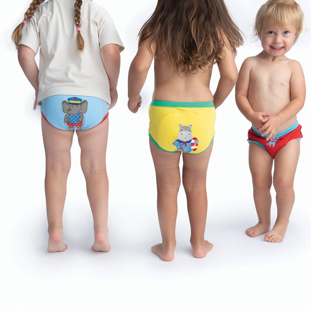 Organic Cotton 3 Piece Potty Training Pants - Maritime Mates