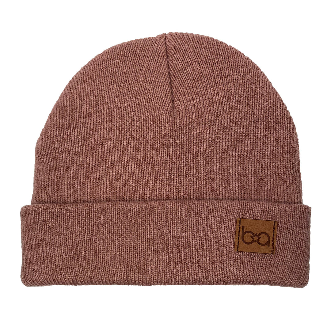 d - Babyfied Apparel - Classic Toque - Dusty Mauve - 6-24m Babyfied Apparel - Classic Toque - Dusty Mauve 628634066195