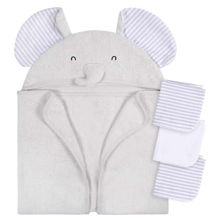 Gerber - OP2326ca - 4pc Bath Set - Grey Elephant 4pc Bath Set - Grey Elephant 013618423659