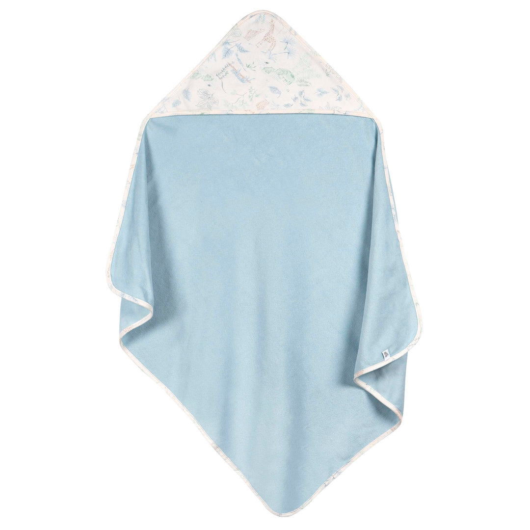 Just Born by Gerber Baby Boy 3-Pack Hooded Towels - BLUE