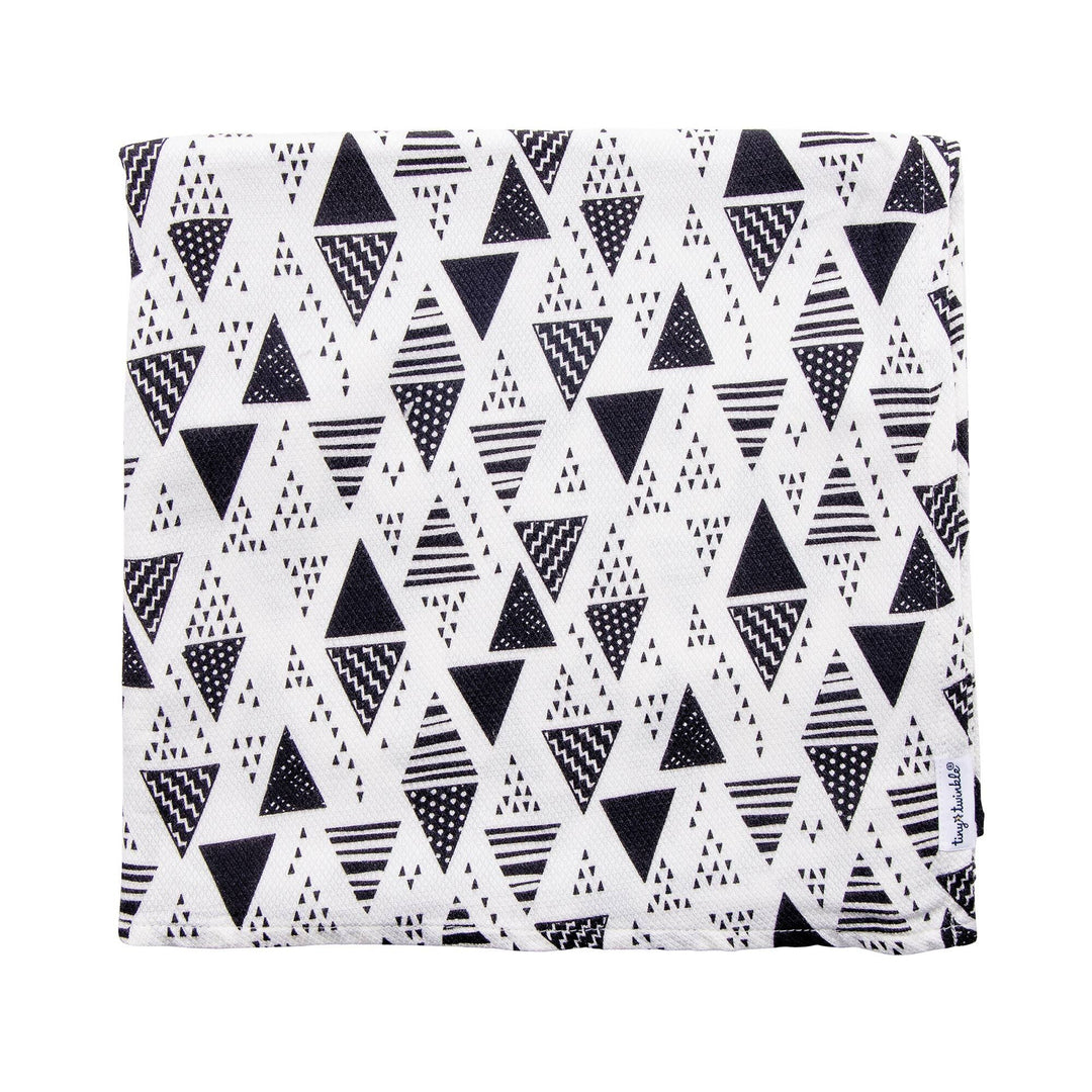 d - Tiny Twinkle - Kaffle Swaddle Blanket - Triangles Kaffle Swaddle Blanket - Triangles 810027530707