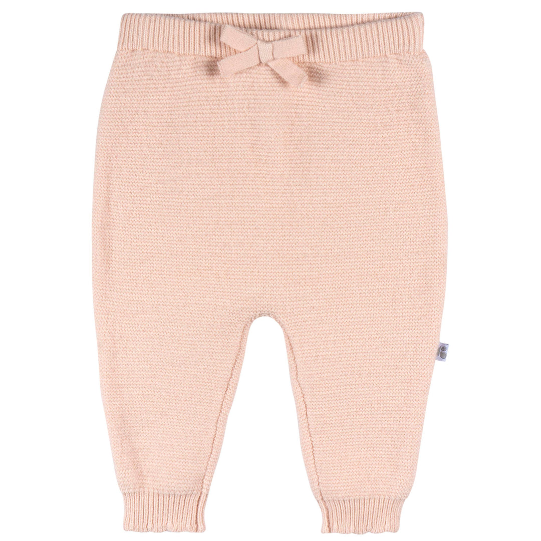 Just Born by Gerber Baby Girl 2-Piece Scalloped Sweater - PINK