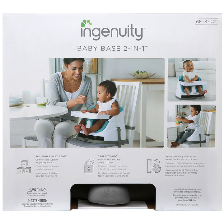 inGenuity - Baby Base 2-in-1 Seat - Slate