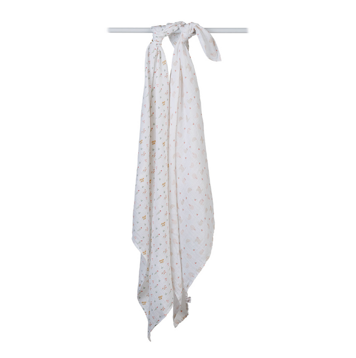 Cotton Muslin Swaddle Blanket - 2 Pack