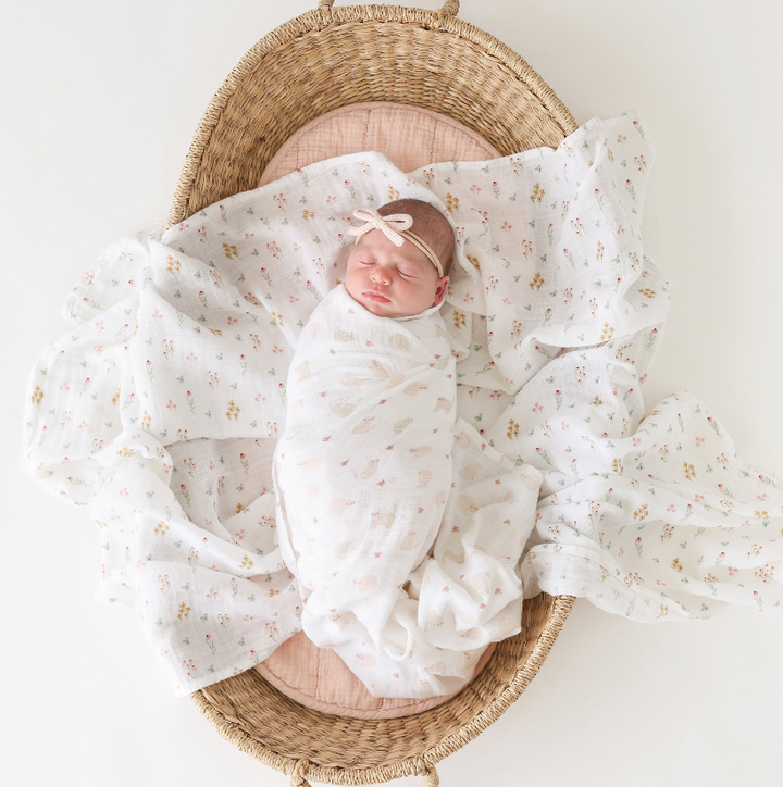 Cotton Muslin Swaddle Blanket - 2 Pack