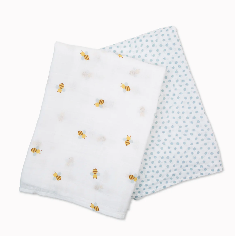 Cotton Muslin Swaddle Blanket - 2 Pack
