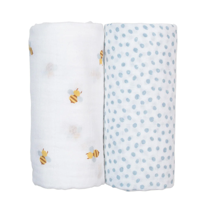 Cotton Muslin Swaddle Blanket - 2 Pack