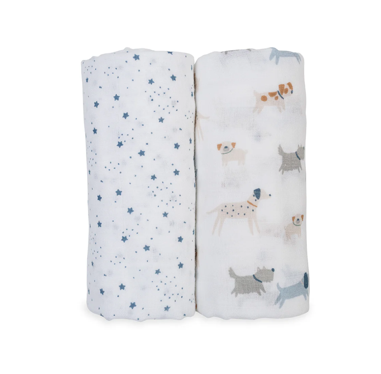 Cotton Muslin Swaddle Blanket - 2 Pack