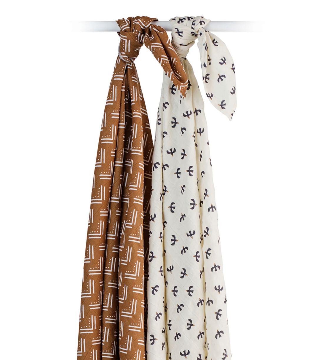 Cotton Muslin Swaddle Blanket - 2 Pack