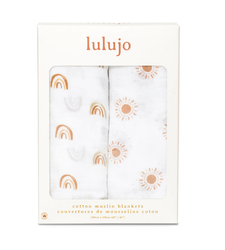 Cotton Muslin Swaddle Blanket - 2 Pack