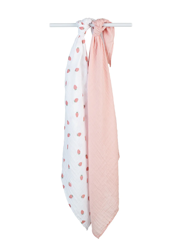 Cotton Muslin Swaddle Blanket - 2 Pack