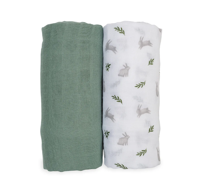 Cotton Muslin Swaddle Blanket - 2 Pack