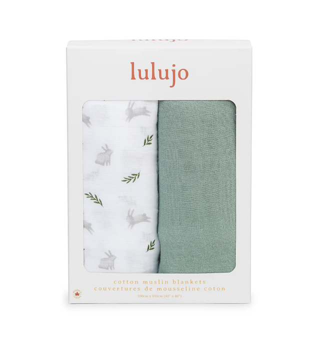 Cotton Muslin Swaddle Blanket - 2 Pack