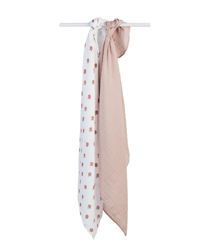 Cotton Muslin Swaddle Blanket - 2 Pack