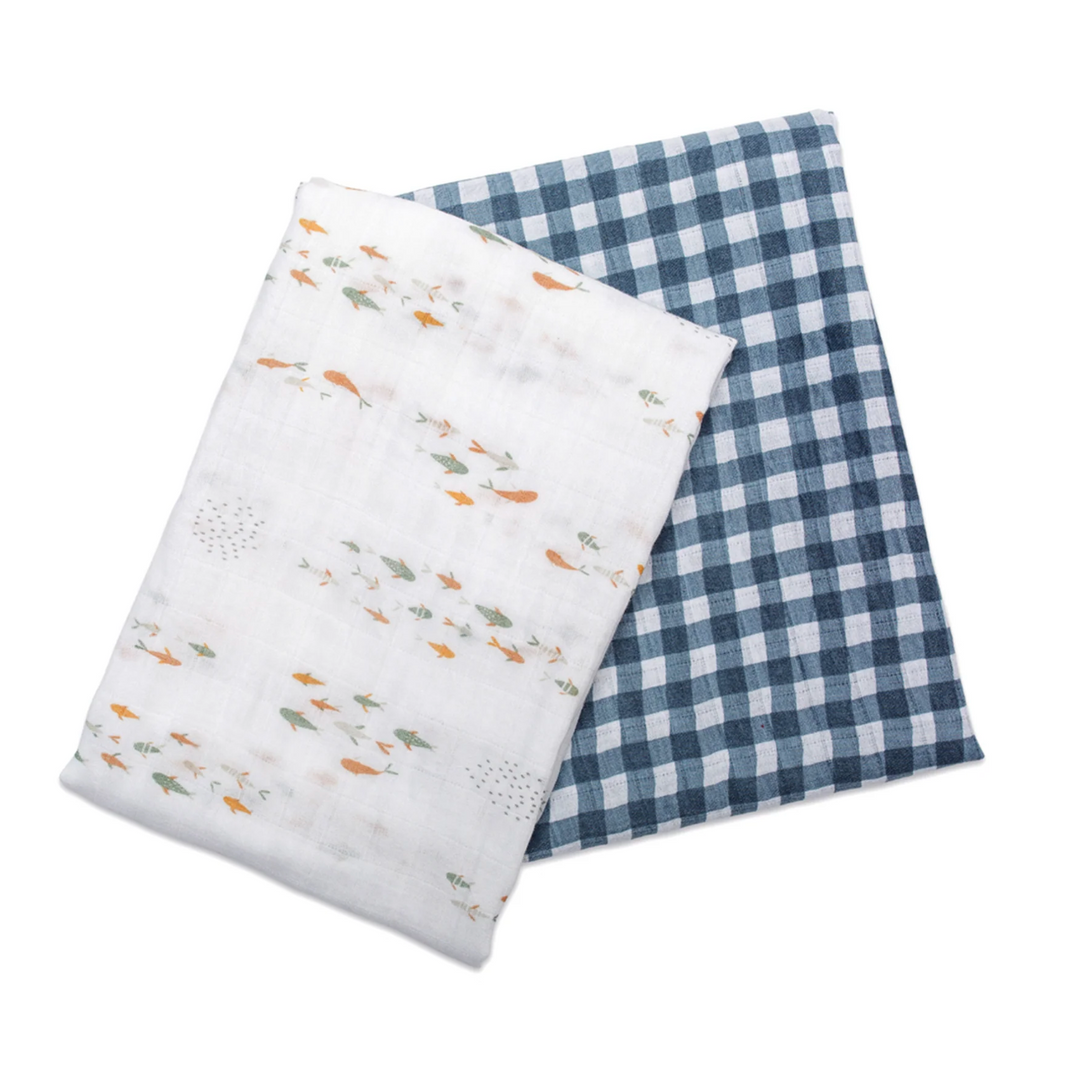 Cotton Muslin Swaddle Blanket - 2 Pack