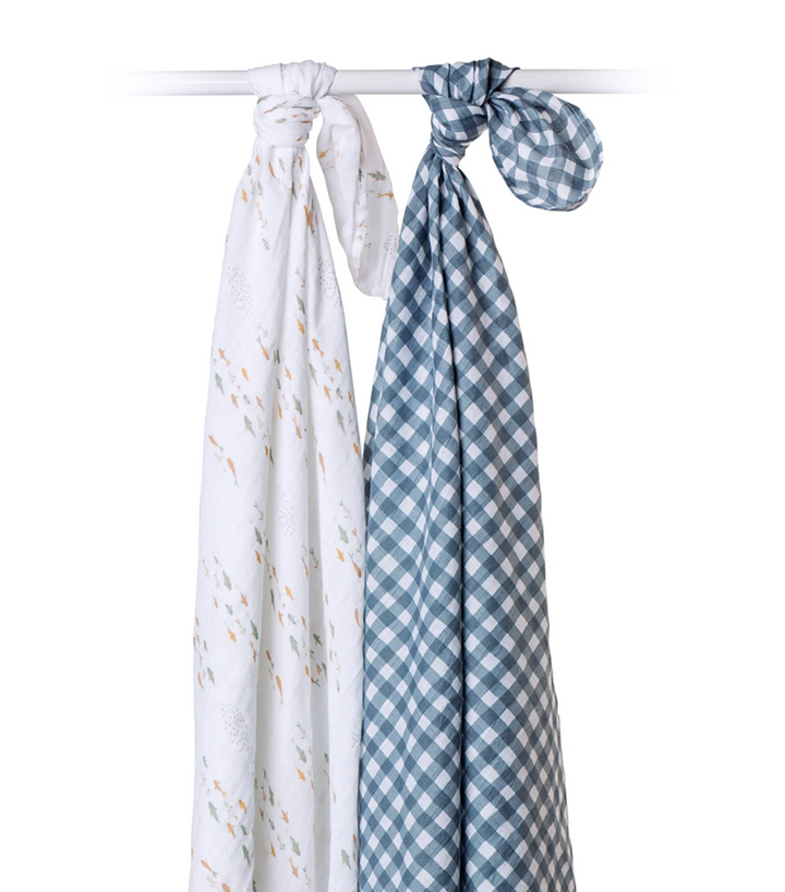 Cotton Muslin Swaddle Blanket - 2 Pack