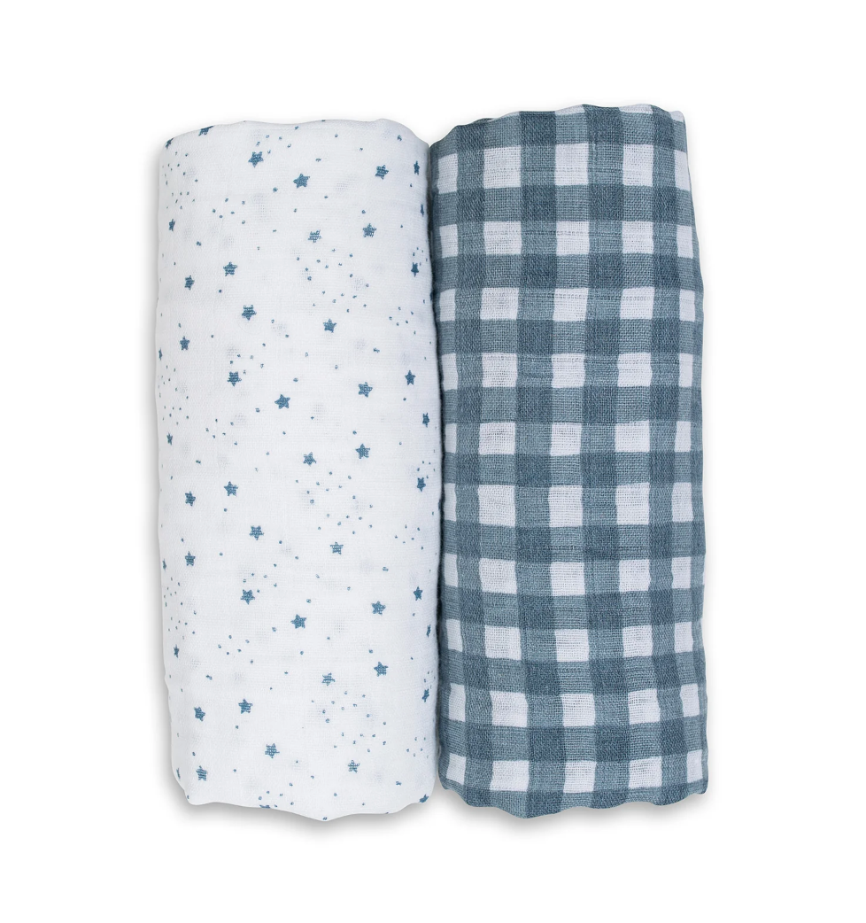 Cotton Muslin Swaddle Blanket - 2 Pack