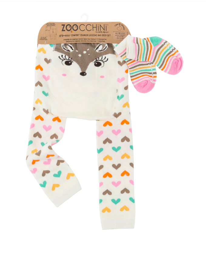 grip+easy™ Comfort Crawler Legging & Sock Set