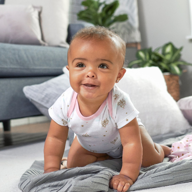 Short Sleeve Onesie Bodysuit - 5 Pack