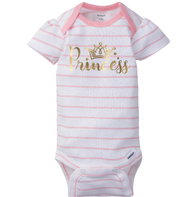 Short Sleeve Onesie Bodysuit - 5 Pack