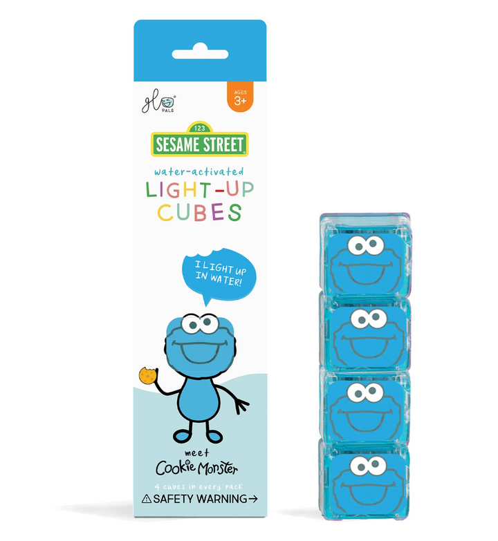 Sesame Street Light Up Cubes 4pk
