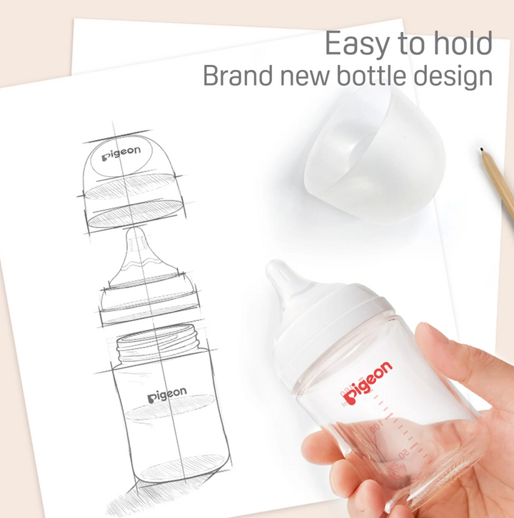 Glass Bottle with SS Nipple (0M+) - 5oz