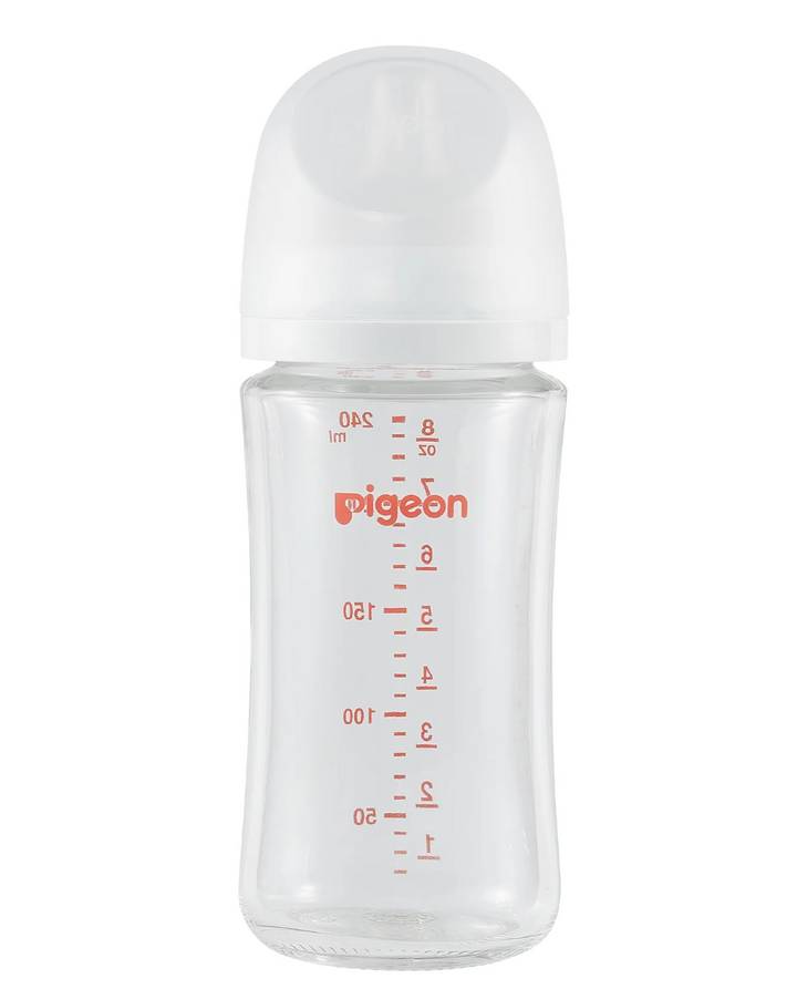 Glass Bottle with M Nipple (3M+) - 8 oz