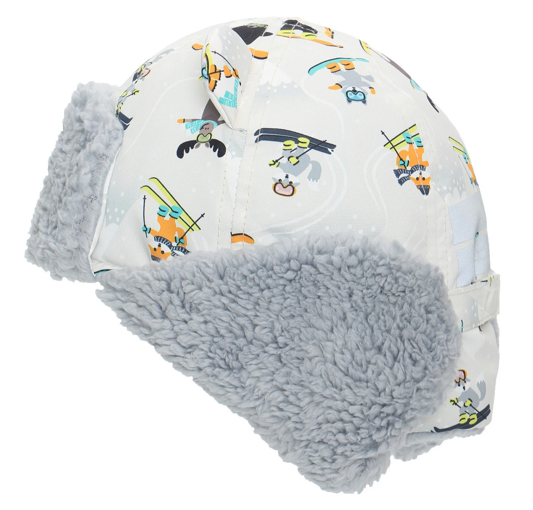 Chapeau de trappeur déperlant Flapjacks SkiResort Gris