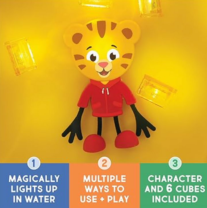 Daniel Tiger's Neighborhood - Light Up Cubes and Character Bundle