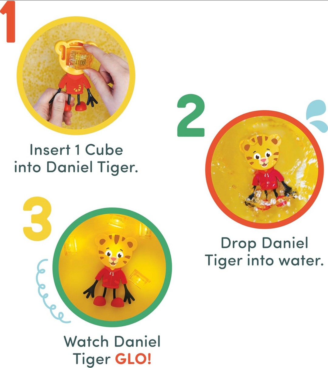 Daniel Tiger's Neighborhood - Light Up Cubes and Character Bundle