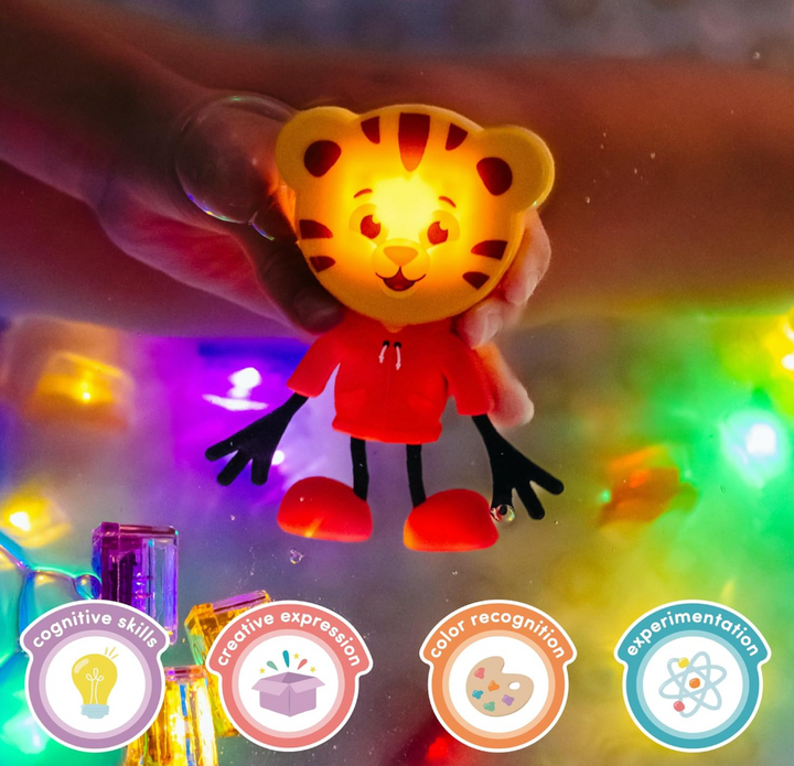 Daniel Tiger's Neighborhood - Light Up Cubes and Character Bundle