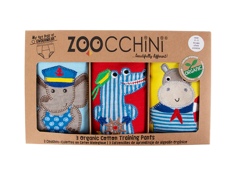 Organic Cotton Potty Training Pants - 3 Pack