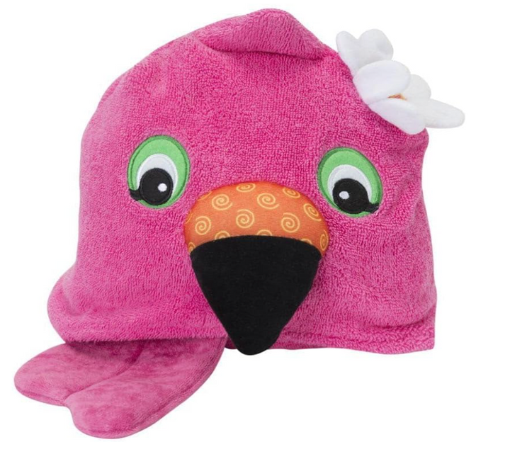 ZOOCCHINI - Serviette de bain à capuche en peluche éponge pour enfants 2 ans et plus