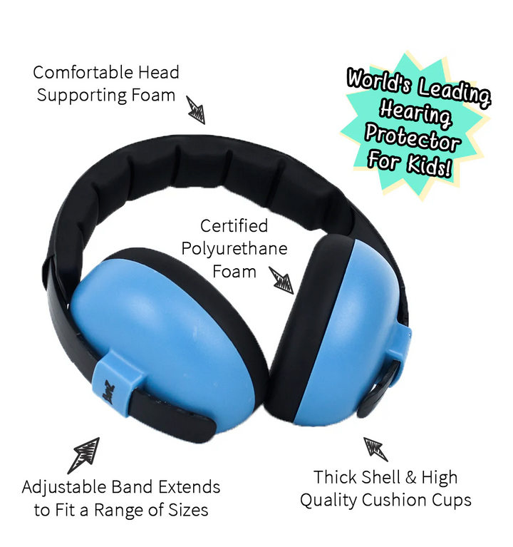 BANZ® Hear No Blare - Sound Protection Earmuffs for Babies (Prints)