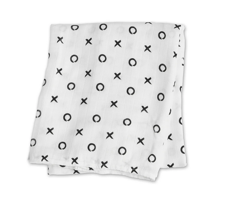 Lulujo - Couverture d'emmaillotage en coton de bambou - Rose