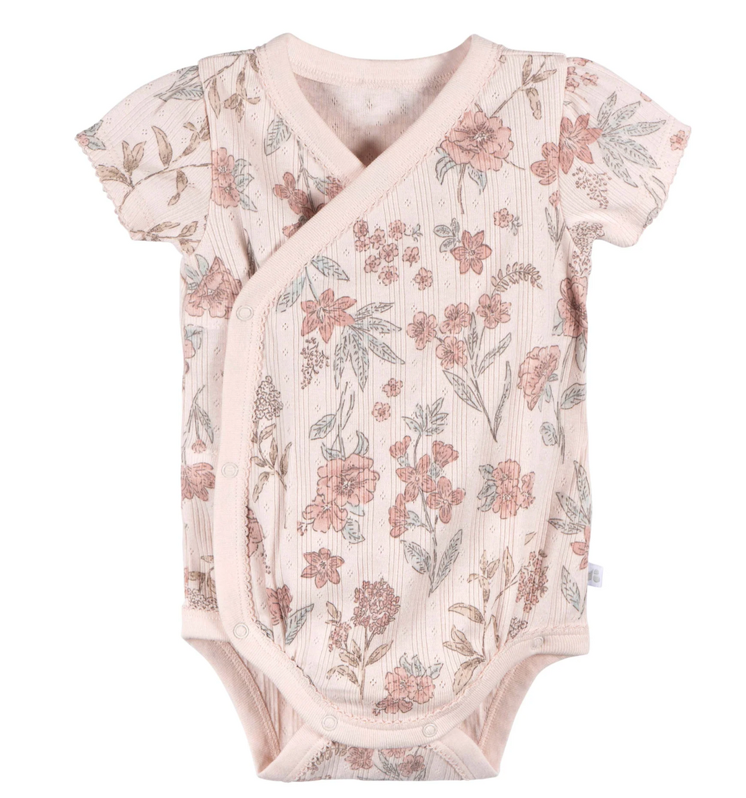 Short Sleeve Bodysuits - 3 Pack