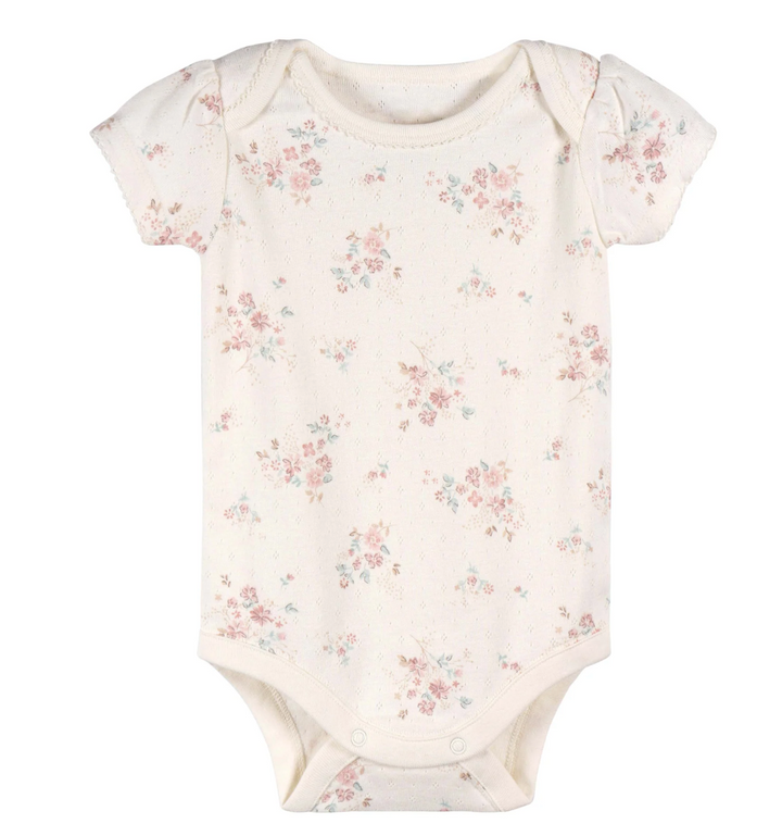 Short Sleeve Bodysuits - 3 Pack