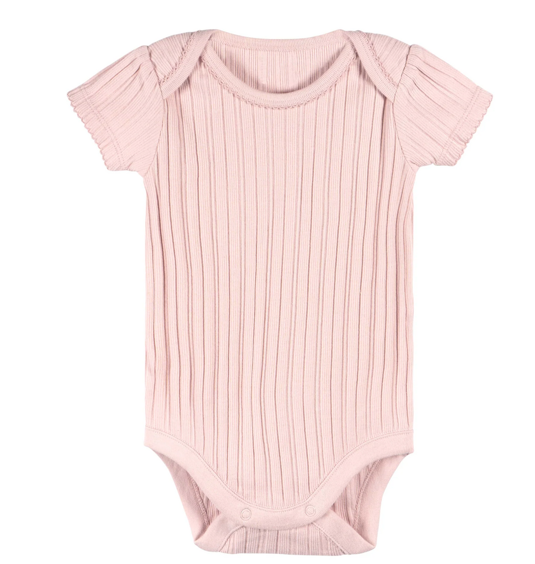 Short Sleeve Bodysuits - 3 Pack