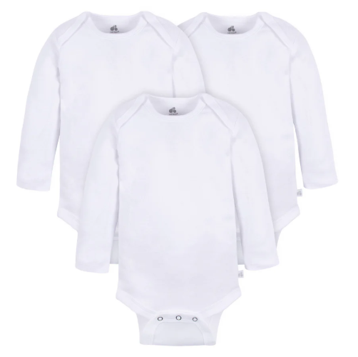 Long Sleeve Bodysuits - 3 Pack