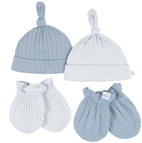 Hat and Mitten Set - 4 Pack