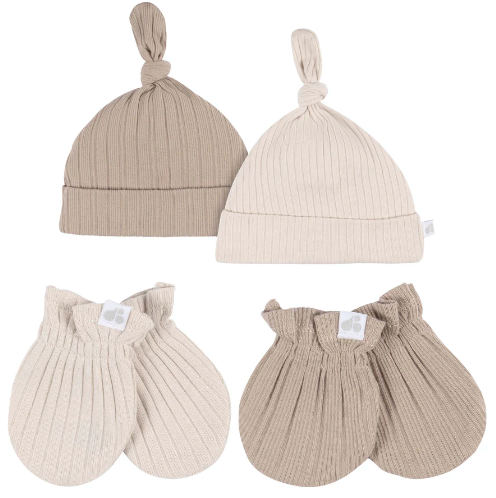 Hat and Mitten Set - 4 Pack