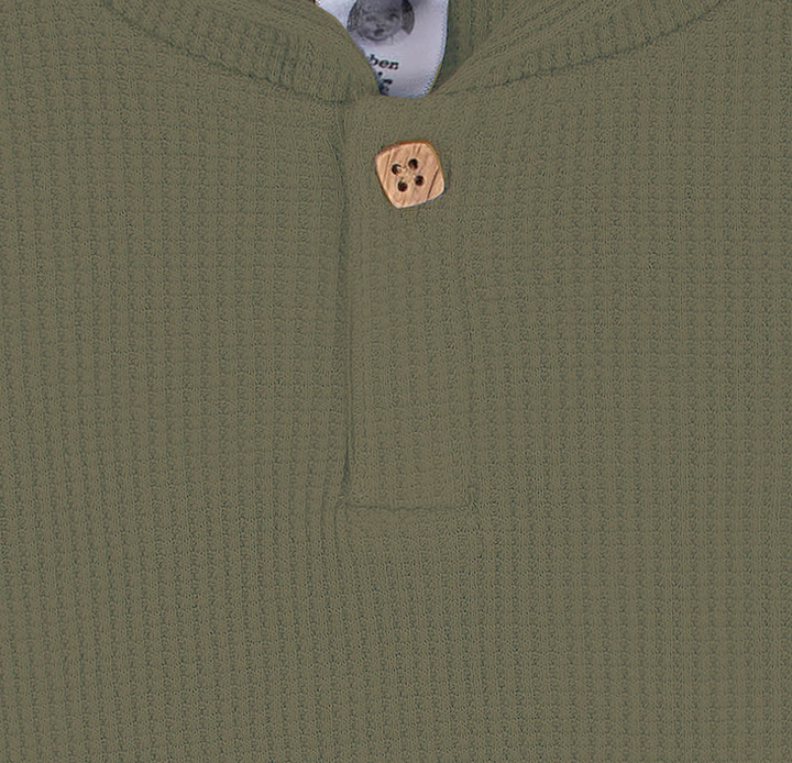 Waffle Knit Hooded Top and Pant Set