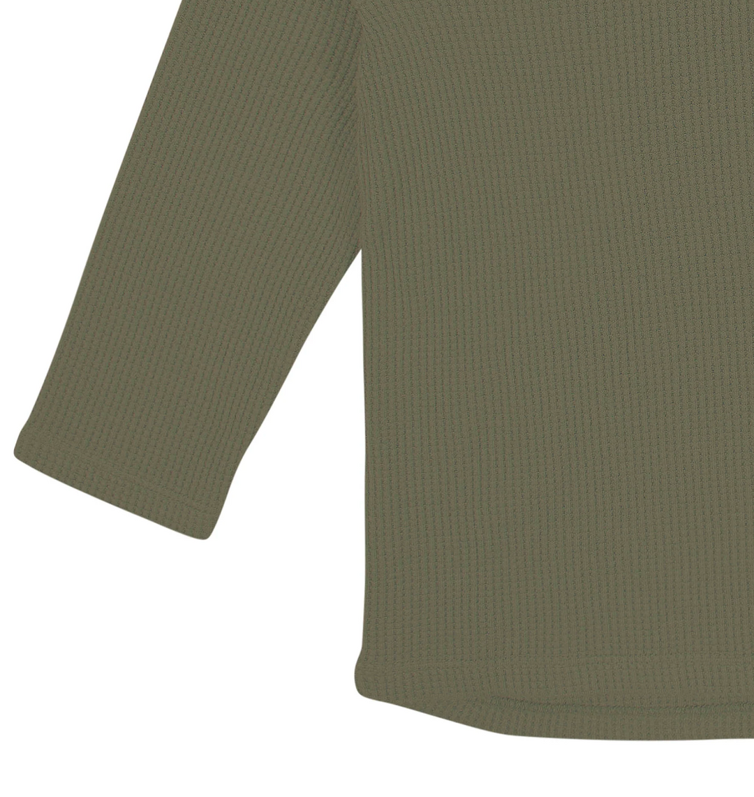 Waffle Knit Hooded Top and Pant Set