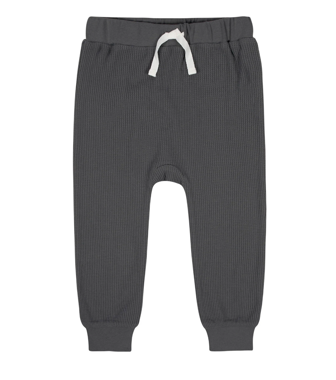 Waffle Knit Hooded Top and Pant Set