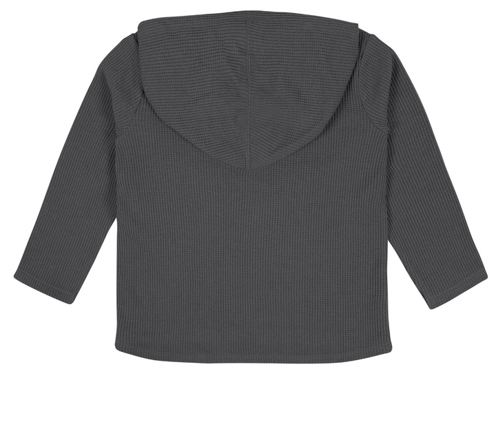 Waffle Knit Hooded Top and Pant Set