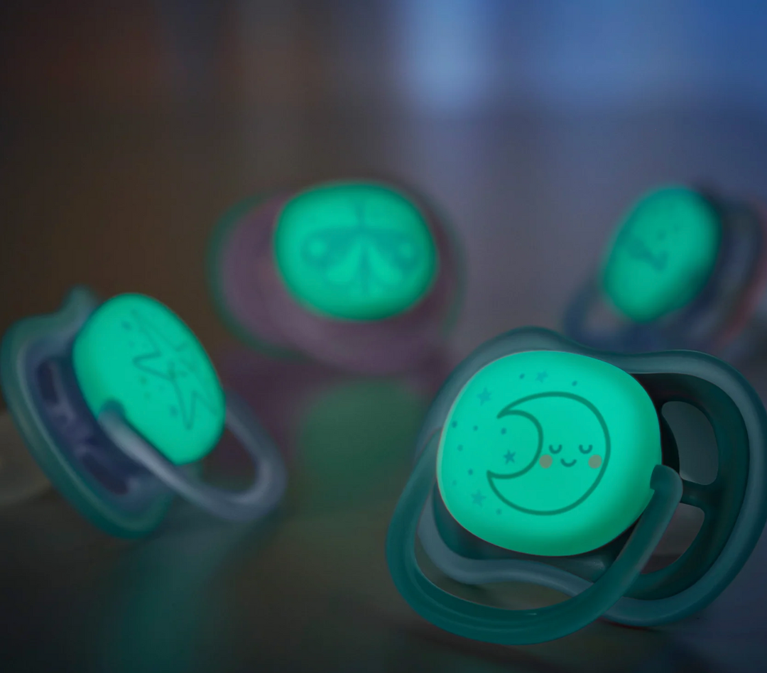 Ultra Air Pacifier - Nighttime Glow - 2 Pack