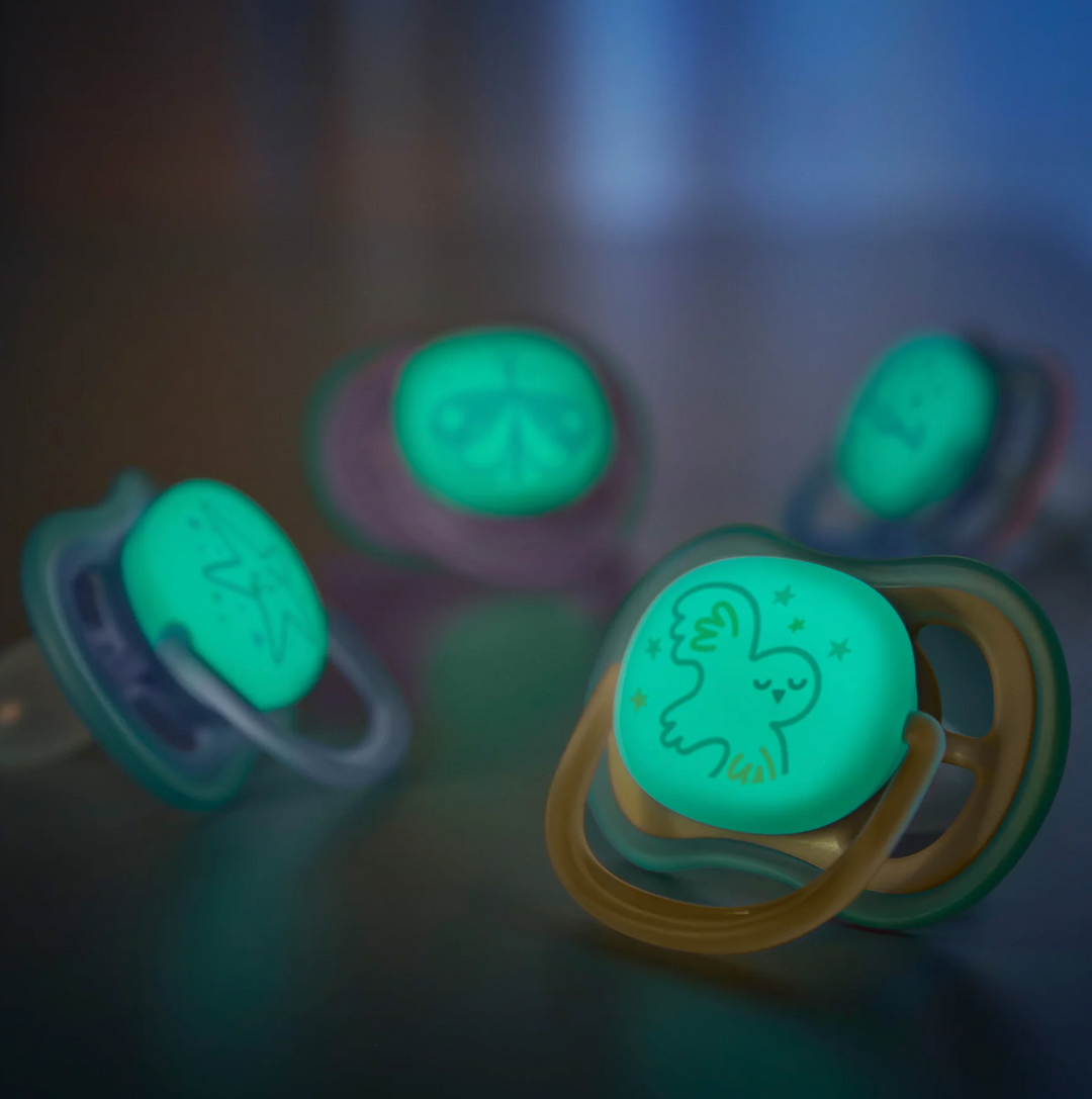 Ultra Air Pacifier - Nighttime Glow - 2 Pack