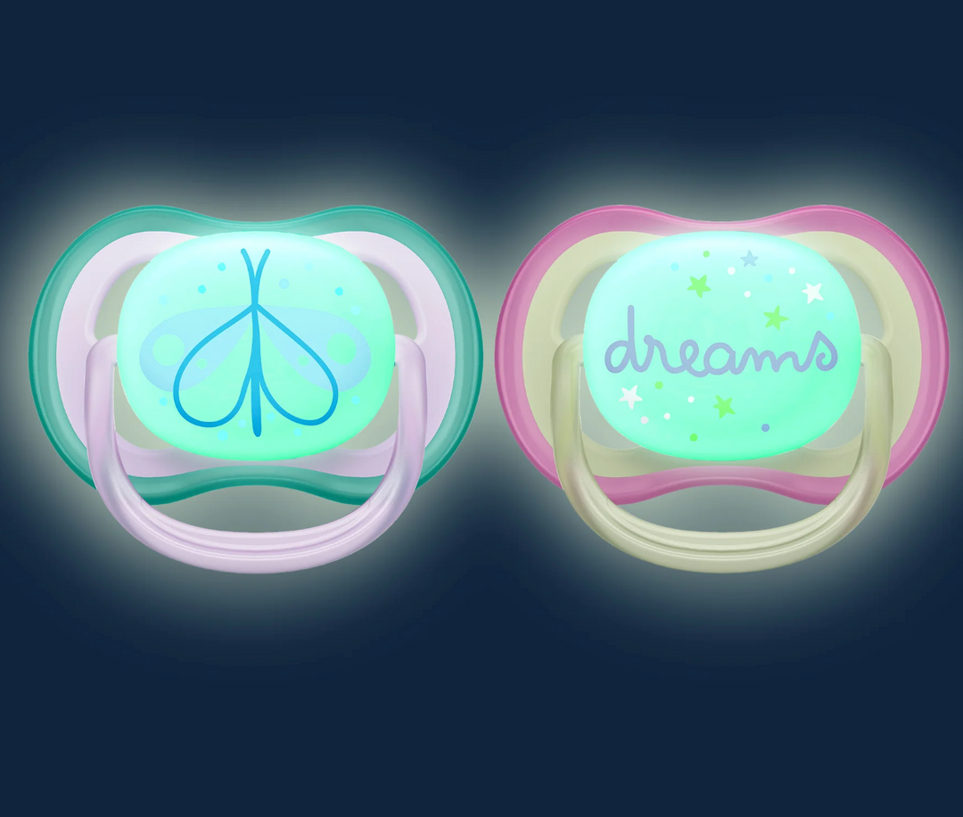 Ultra Air Pacifier - Nighttime Glow - 2 Pack